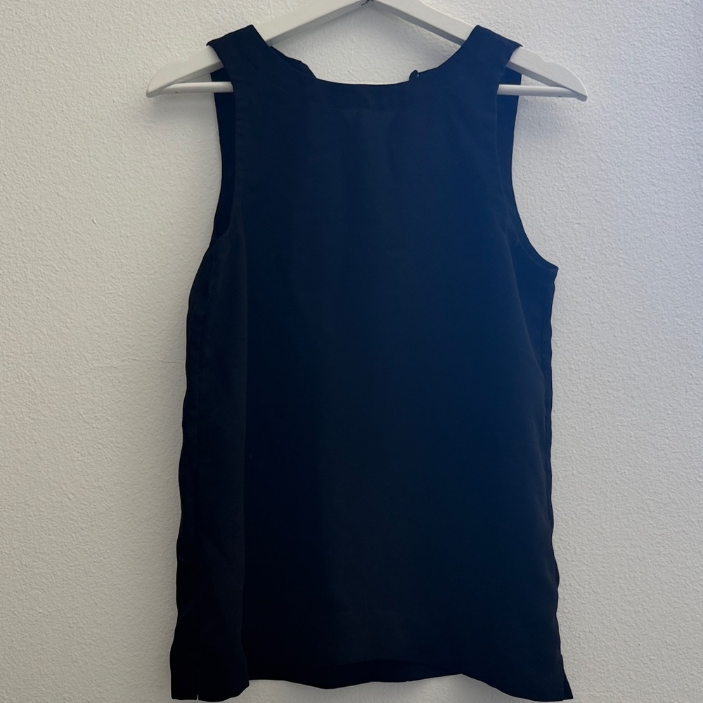 Tibi Black Sleeveless top